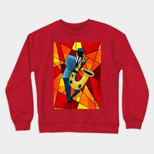 Jazz Musician Crewneck Sweatshirt